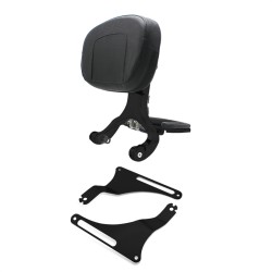 RP7771-3036 Multifunction Driver Passenger Backrest With Folding Luggage Rack for Harley Breakout Models 2013-Later Harley Fat Boy Models 2018-Later