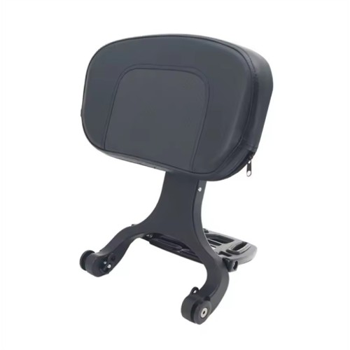 RP7771-3038 Motorcycle Multi Purpose Driver Passenger Backrest With Folding Luggage Rack for Harley Softail Slim Heritage Deluxe 2018-Later