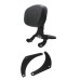 RP7771-3039 Motorcycle Multi Purpose Driver Passenger Backrest With Folding Luggage Rack for Harley Softail Street Bob FXBBS FXBB Models 2018-Later