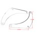 RP7771-3039 Motorcycle Multi Purpose Driver Passenger Backrest With Folding Luggage Rack for Harley Softail Street Bob FXBBS FXBB Models 2018-Later