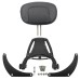 RP7771-3039 Motorcycle Multi Purpose Driver Passenger Backrest With Folding Luggage Rack for Harley Softail Street Bob FXBBS FXBB Models 2018-Later