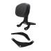RP7771-3040 Motorcycle Fixed Mount & Multi Purpose Driver Passenger Backrest With Folding Rack for Harley Softail Sport Glide FLSB,Low Rider FXLR,Low Rider S FXLRS,Low Rider ST FXLRST and Low Rider El Diablo FXRST Model 2018-Later