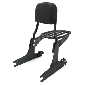 RP7771-3045 Detachable Sissy Bar Backrest with Luggage rack for Harley Softail 2000-2005(except FXSTD)  Harley Softail FL Models 2006-2017(except 07-17 FLS, FLSS, FLSTF, FLSTFB, FLSTFBS, FLSTSE ,FLSTSB and ’06 FLSTFSE) Do Not Fit 200mm Rear Tire Models