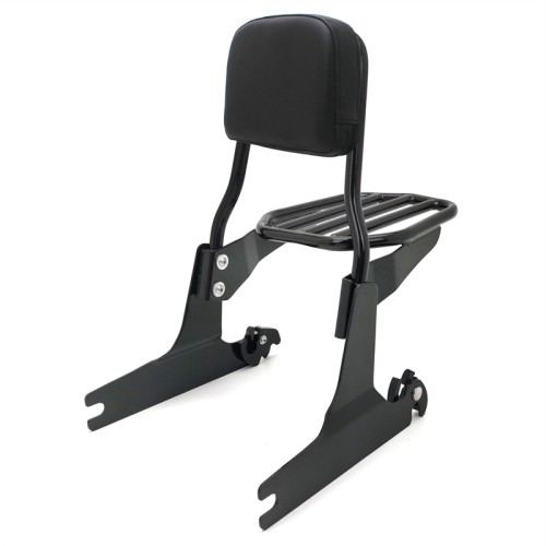 RP7771-3045 Detachable Sissy Bar Backrest with Luggage rack for Harley Softail 2000-2005(except FXSTD)  Harley Softail FL Models 2006-2017(except 07-17 FLS, FLSS, FLSTF, FLSTFB, FLSTFBS, FLSTSE ,FLSTSB and ’06 FLSTFSE) Do Not Fit 200mm Rear Tire Models