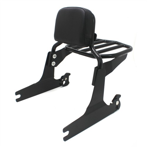 RP7771-3050 Detachable Sissy Bar Backrest with Luggage rack for Harley Softail FLSTF FLSTFB FLSTFBS FLSTSB FLSTSE FXSTC 2007-2017 Harley Softail FLSTFSE 2006 Harley Softail FXST FXSTB FXSTS 2016-2017