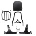 RP7771-3055 Detachable Sissy Bar Backrest with Luggage rack for Harley Dyna Models 2006-2017 (except FXDF, FXDFSE and 2010-2017 FXDWG 2012-2017 DYNA FLD）