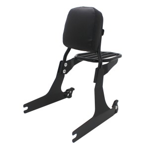 RP7771-3055 Detachable Sissy Bar Backrest with Luggage rack for Harley Dyna Models 2006-2017 (except FXDF, FXDFSE and 2010-2017 FXDWG 2012-2017 DYNA FLD）