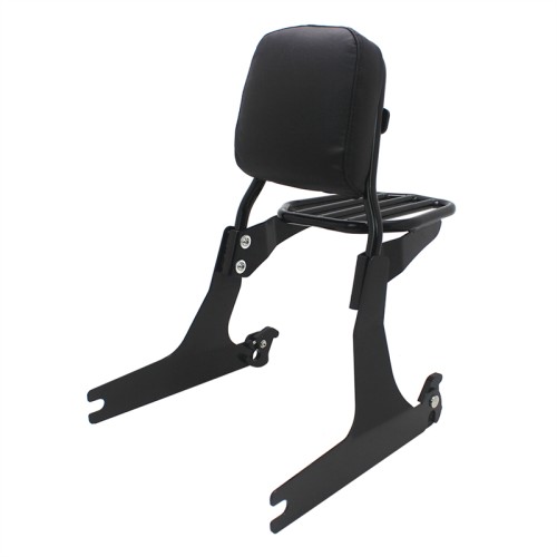 RP7771-3055 Detachable Sissy Bar Backrest with Luggage rack for Harley Dyna Models 2006-2017 (except FXDF, FXDFSE and 2010-2017 FXDWG 2012-2017 DYNA FLD）
