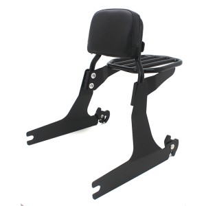 RP7771-3056 Detachable Sissy Bar Backrest with Luggage rack for Harley Dyna Models 2006-2017 (except FXDF, FXDFSE and 2010-2017 FXDWG 2012-2017 DYNA FLD）