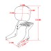 RP7771-3059 Detachable Sissy Bar Backrest with Luggage rack for Harley Dyna FLD MODELS 2012-2017