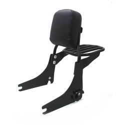 RP7771-3060 Detachable Sissy Bar Backrest with Luggage rack for Harley Dyna FLD MODELS 2012-2017
