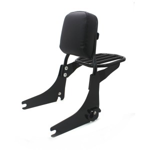 RP7771-3060 Detachable Sissy Bar Backrest with Luggage rack for Harley Dyna FLD MODELS 2012-2017