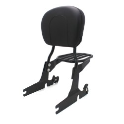 RP7771-3064 Detachable Sissy Bar Backrest with Luggage rack for Harley Softail Heritage FLST 2006 Harley Softail Heritage Classic FLSTC 2000-2017 Harley Softail Heritage Springer FLSTS 2000-2003 Harley Softail Springer Classic FLSTSC 2005-2007