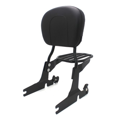 RP7771-3064 Detachable Sissy Bar Backrest with Luggage rack for Harley Softail Heritage FLST 2006 Harley Softail Heritage Classic FLSTC 2000-2017 Harley Softail Heritage Springer FLSTS 2000-2003 Harley Softail Springer Classic FLSTSC 2005-2007