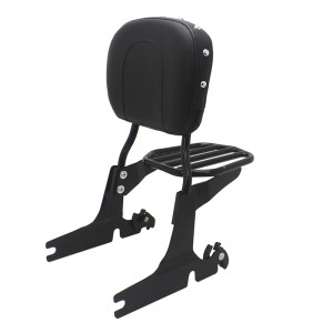 RP7771-3065 Detachable Sissy Bar Backrest with Luggage rack for Harley Softail Heritage FLST 2006 Harley Softail Heritage Classic FLSTC 2000-2017 Harley Softail Heritage Springer FLSTS 2000-2003 Harley Softail Springer Classic FLSTSC 2005-2007