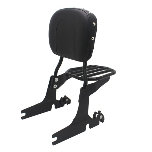 RP7771-3065 Detachable Sissy Bar Backrest with Luggage rack for Harley Softail Heritage FLST 2006 Harley Softail Heritage Classic FLSTC 2000-2017 Harley Softail Heritage Springer FLSTS 2000-2003 Harley Softail Springer Classic FLSTSC 2005-2007