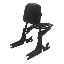 RP7771-3066 Detachable Sissy Bar Backrest with Luggage rack for Harley Softail Heritage FLST 2006 Harley Softail Heritage Classic FLSTC 2000-2017 Harley Softail Heritage Springer FLSTS 2000-2003 Harley Softail Springer Classic FLSTSC 2005-2007
