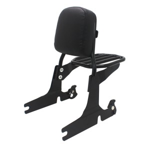 RP7771-3066 Detachable Sissy Bar Backrest with Luggage rack for Harley Softail Heritage FLST 2006 Harley Softail Heritage Classic FLSTC 2000-2017 Harley Softail Heritage Springer FLSTS 2000-2003 Harley Softail Springer Classic FLSTSC 2005-2007