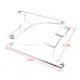 RP7771-4002B Adjusttable Sissy Bar Bracket for Harley Softail Heritage FLST 2006 Harley Softail Heritage Classic FLSTC 2000-2017 Harley Softail Heritage Springer FLSTS 2000-2003 Harley Softail Springer Classic FLSTSC 2005-2007