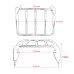 RP7772-1001 Detachable Luggage Rack Sissy Bar for Harley Softail Fat Boy FLFB/S, Breakout FXBR/S Models  2018-Later