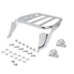 RP7772-1002 Detachable Luggage Rack Sissy Bar for Harley Softail Deluxe FLDE,Heritage Classic FLHC/S,Slim FLSL,Street Bob FXBB/S,Standard FXST Models