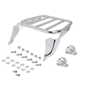 RP7772-1002 Detachable Luggage Rack Sissy Bar for Harley Softail Deluxe FLDE,Heritage Classic FLHC/S,Slim FLSL,Street Bob FXBB/S,Standard FXST Models