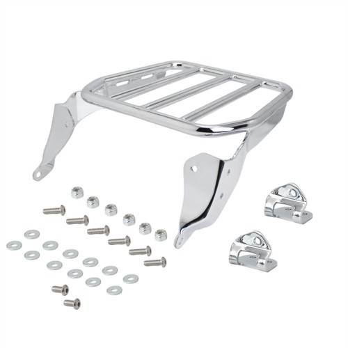 RP7772-1002 Detachable Luggage Rack Sissy Bar for Harley Softail Deluxe FLDE,Heritage Classic FLHC/S,Slim FLSL,Street Bob FXBB/S,Standard FXST Models