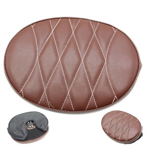 RP7780-1010 Motorcycle Driver Sissy Bar Backrest Cushion Pad for Harley Touring Sportster Dyna Fat Bob