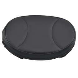 RP7780-1011B Motorcycle Driver Sissy Bar Backrest Cushion Pad for Harley Touring Sportster Dyna Fat Bob