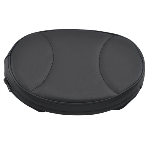 RP7780-1011B Motorcycle Driver Sissy Bar Backrest Cushion Pad for Harley Touring Sportster Dyna Fat Bob