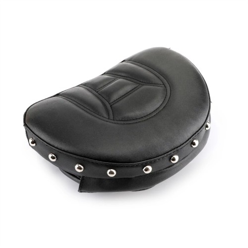 RP7780-1014B Motorcycle Driver Sissy Bar Backrest Cushion Pad with rivet   for Harley Touring Sportster Dyna Fat Bob
