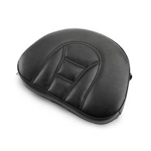RP7780-1015B Motorcycle Driver Sissy Bar Backrest Cushion Pad for Harley Touring Sportster Dyna Fat Bob