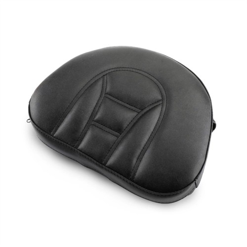 RP7780-1015B Motorcycle Driver Sissy Bar Backrest Cushion Pad for Harley Touring Sportster Dyna Fat Bob