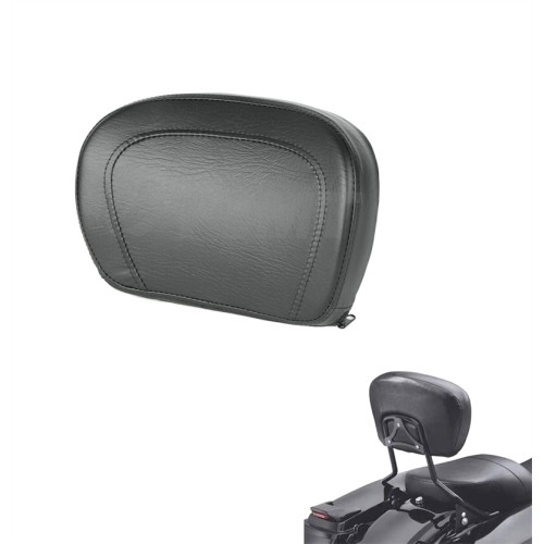 RP7780-1018B Sissy Bar Backrest Pad  Harley Touring  (09-19) Black Pad for Harley Davidson Touring Road King   Sportster Dyna Softail