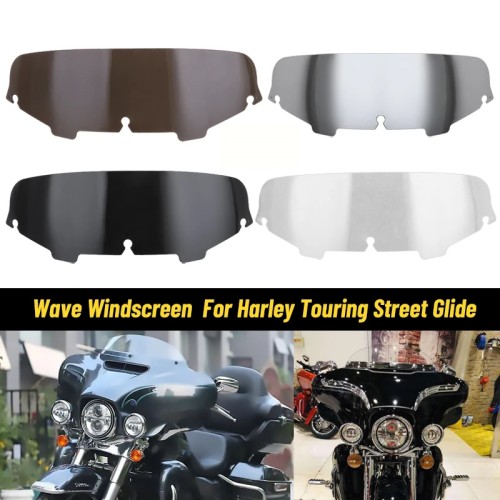 RP8810-1007 4.5" Windshield For Harley Touring Electra Glide, Street Glide, Ultra Limited and Tri Glide Models 1996-2013