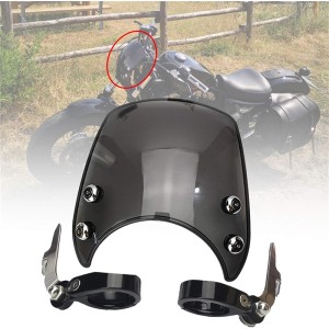 RP8810-1014 Motorcycle Windshield 39mm-41mm For Harley Sportster XL Custom Models 1988-2022
