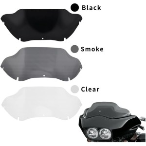 RP8810-1021 9.5" Motorcycle Windshield Windscreen For Harley Road Glide Models 1998-2013