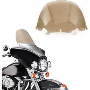 RP8810-1022 13" Motorcycle Windshield Windscreen For Harley Electra Glide,Street Glide,Ultra Limited and Tri Glide Models 1996-2013