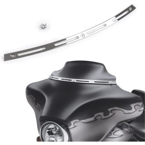RP8820-1002D Windshield Trim For Harley Touring Electra Glide, Street Glide, Ultra Limited and Tri Glide Models 1996-2013