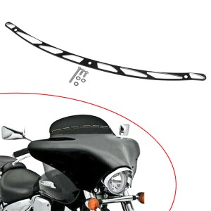 RP8820-1008B Windshield Trim ForHarley Electra Glide, Street Glide, Ultra Limited 2014-2024