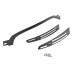 RP8820-1013B Black Split Windshield Center w/ Side Trim For Harley Road Glide 2015-2024 FLTRT Models 2023-Later (except '23-later FLTRXSE, '24 FLTRX and FLTRXSTSE)