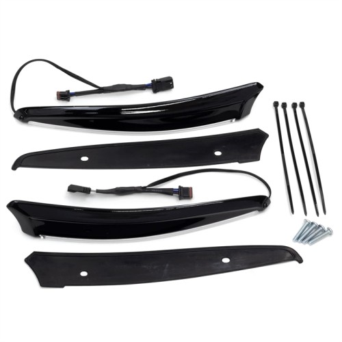RP8820-1017 Motorcycle Windshield Trim Light For Harley Road Glide 2015-2024 FLTRT Models 2023-Later