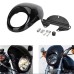 RP8840-1001 5.75" Bikini Style Headlight Fairing Included Mounting Kits For Harley XL models 1995-2022