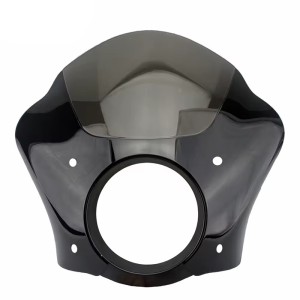 RP8840-1003B 5.75" Quarter Style Headlight Fairing Included 41mm mounting kits For Harley Dyna Wide Glide FXDWG 2006-2017