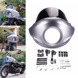 RP8840-1013  Universal HeadLight fairing chopper and cruiser  HeadLight mask 5,75" for 5.75 Inch and 35mm-49mm forks