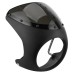 RP8840-1017 Motorcycle 7" Round Handlebar Fairing Windshield Bracket Mount Cafe Racer For Harley XL models 1995-2022