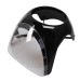 RP8840-1017 Motorcycle 7" Round Handlebar Fairing Windshield Bracket Mount Cafe Racer For Harley XL models 1995-2022