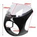 RP8840-1017 Motorcycle 7" Round Handlebar Fairing Windshield Bracket Mount Cafe Racer For Harley XL models 1995-2022
