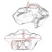 RP8840-3001 ABS Front Outer For Harley Road Glide Models 1998-2013