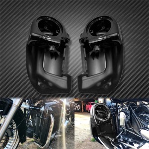 RP8850-1004M Motorcycle Lower Vented Leg Fairings with 6.5" Speaker Pods(No Speaker) For Harley Electra Glide,Street Glide,Ultra Limited Models 1983-2013